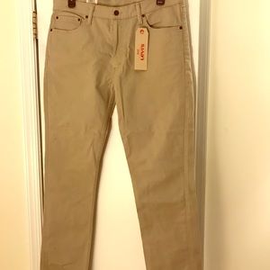 NWT-  Mens 511 Slim Levi Tan Jeans
